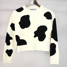 moschino cow sweater - Google Search