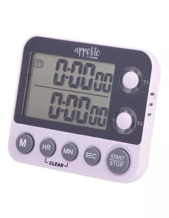 Appetito Dual Digital Timer 100 Hours | MYER