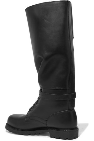 Ludwig Reiter | Husaren distressed leather knee boots | NET-A-PORTER.COM