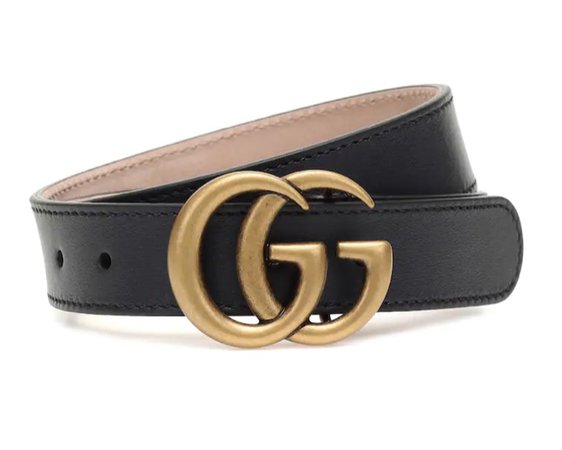 Black Gucci belt