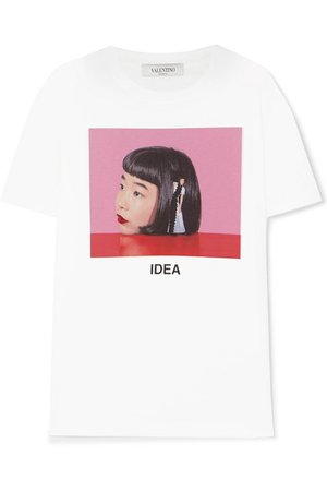 Valentino | + Izumi Miyazaki Idea printed cotton-jersey T-shirt | NET-A-PORTER.COM