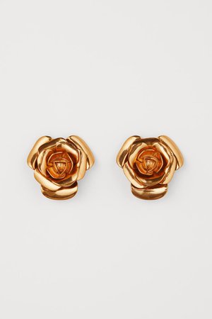 Rose-shaped Shoe Clips - Gold-colored - Ladies | H&M US