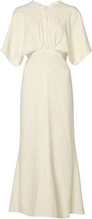 Victoria Beckham Batwing Short Sleeved Midi Dress Size: 6