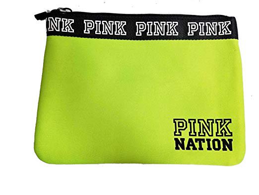 Victoria's Secret PINK Neon Green Bikini Bag