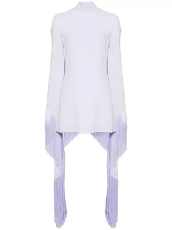 Taller Marmo Del Mar Fringed Mini Dress - Farfetch