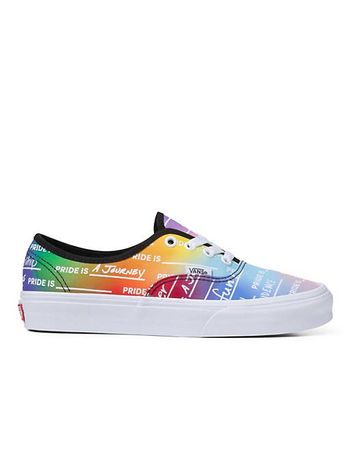 Vans Authentic Pride sneakers in rainbow print | ASOS