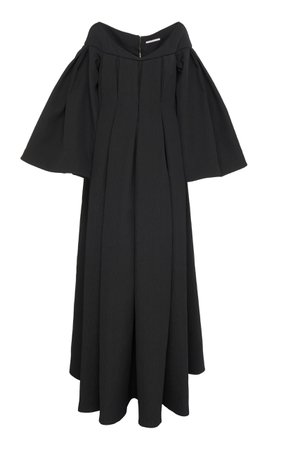 Cressida Cloque Bell Sleeve Gown by Emilia Wickstead | Moda Operandi