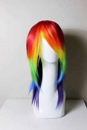 rainbow dash wig