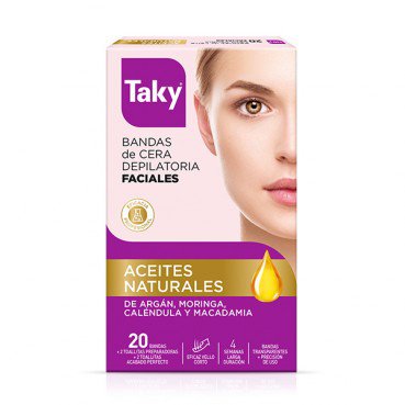 TAKY - Bandas De Cera Depilatoria Facial Precio | DRUNI.es
