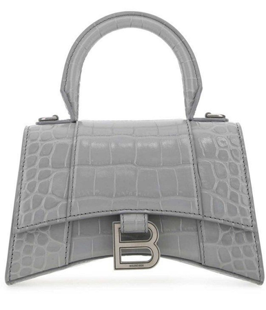 grey balenciaga purse
