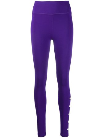 Purple Nike Swoosh Running Leggings | Farfetch.com