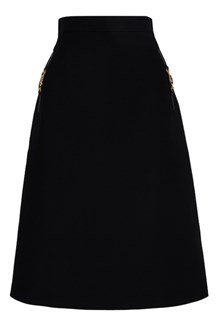Короткая юбка черного цвета Miu Miu – купить в интернет-магазине в Москве