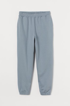 Cotton Sweatpants - Pigeon blue - Ladies | H&M US