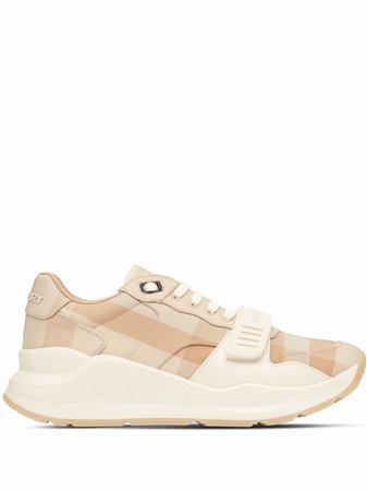 Burberry Check low-top Sneakers - Farfetch