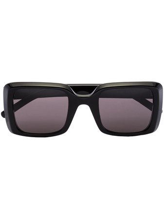 Saint Laurent Eyewear SL497 oversized-frame sunglasses - FARFETCH