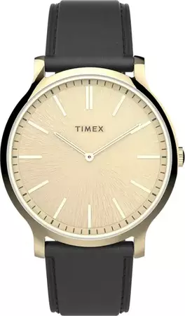 Timex® 3H Leather Strap Watch, 40mm | Nordstrom