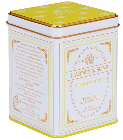 Citron Green Tea Sachets | Tin of 20 - Harney & Sons Fine Teas