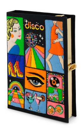 Disco Vibes Book Clutch By Olympia Le-Tan