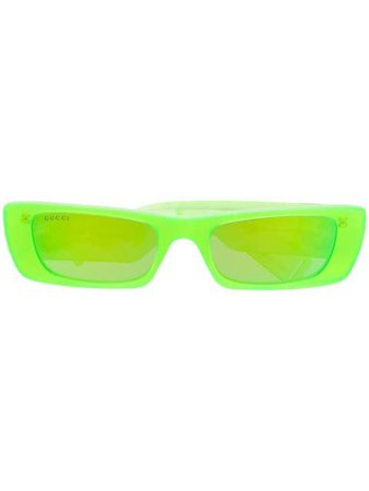 Gucci Eyewear Rectangular Frame Tinted Sunglasses - Farfetch