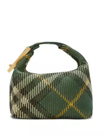 Burberry Medium Peg check-pattern Shoulder Bag - Farfetch