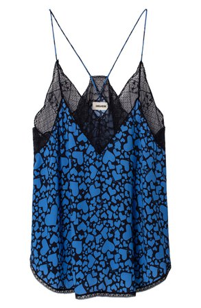 Zadig & Voltaire Christy Heart Print Camisole | Nordstrom
