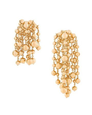 Jacquemus Women's Metallic Cluster Bead Earrings