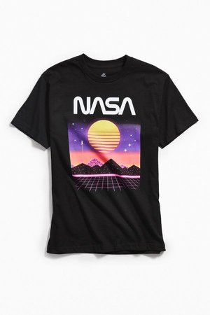 NASA Electro Landscape Tee | Urban Outfitters