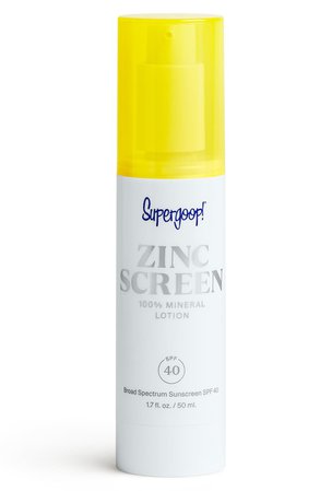 Supergoop!® Zincscreen 100% Mineral Lotion Broad Spectrum SPF 40 Sunscreen | Nordstrom