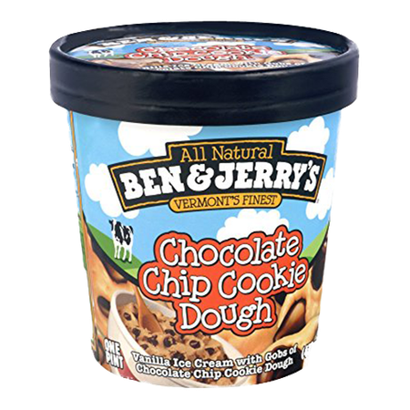 (1) Ben & Jerry's - Chocolate Chip Cookie Dough – Clutch Deliveries