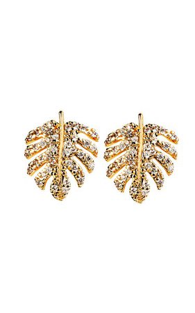 18k Yellow Gold Shiny Petit Adam´s Rib Earrings By Essere | Moda Operandi