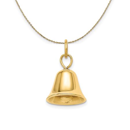14k Yellow Gold Wedding Bell Necklace - 16 Inch - Walmart.com