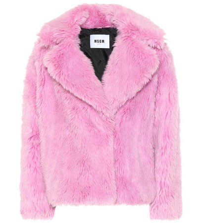 MSGM - Faux fur jacket | mytheresa.com