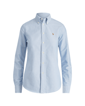 Custom Fit Cotton Oxford Shirt | Button Downs Shirts & Tops | Ralph Lauren