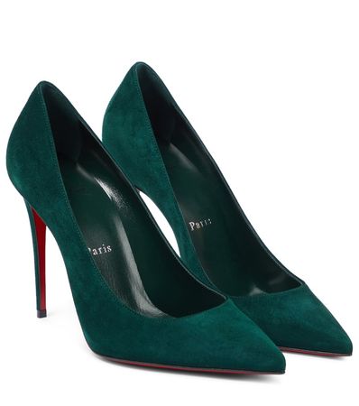 CHRISTIAN LOUBOUTIN Kate 100 suede pumps