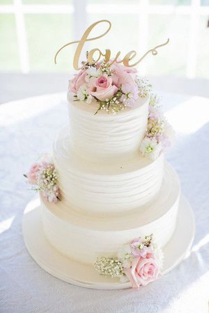 pink and white wedding cake - Google Search