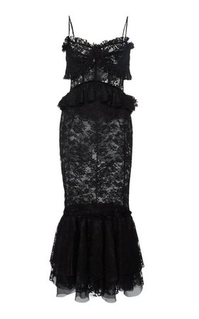 Ophelie Lace Midi Dress by Brock Collection | Moda Operandi