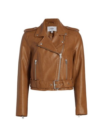 Shop Pistola Tracy Faux Leather Moto Jacket | Saks Fifth Avenue