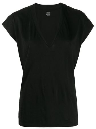 Shop FRAME v-neck T-shirt with Express Delivery - FARFETCH