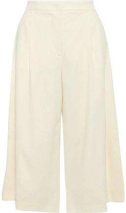 Oliver Pleated Wool Culottes