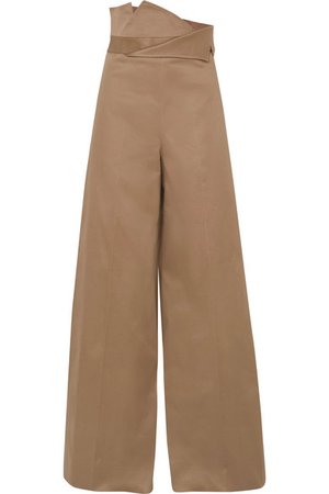 Monse | Cotton-blend wide-leg pants | NET-A-PORTER.COM