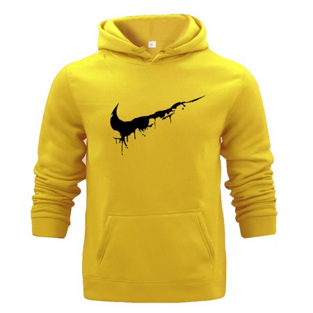 Yellow Hoodies Couple Match Cool Girl Street Boy Hoodies Hooded with Pocket Pullover All match Brand Logo Fleece Winter Clothes on Aliexpress.com | Alibaba Group