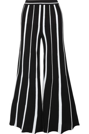 Missoni | Striped ribbed cotton wide-leg pants | NET-A-PORTER.COM
