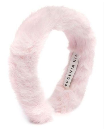 headband pink fluffy
