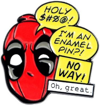 Amazon.com: Generic Spectre Pins Marvel Deadpool Holy I'm an Enamel Pin No Way Oh, Great Enamel Pin : Clothing, Shoes & Jewelry