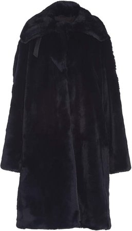 Oversized Faux Fur Coat Size: 40