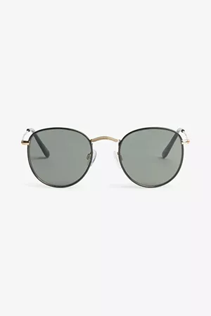 Classic wire sunglasses - Black magic - Sunglasses - Monki BE