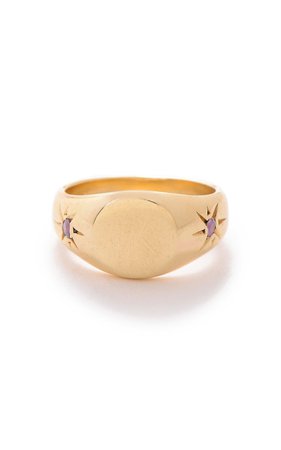 Gold-Tone Pinky Signet Ring by SCOSHA | Moda Operandi