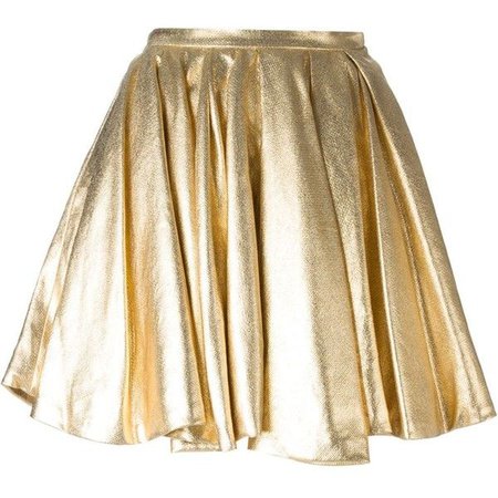 Gold Skater Skirt