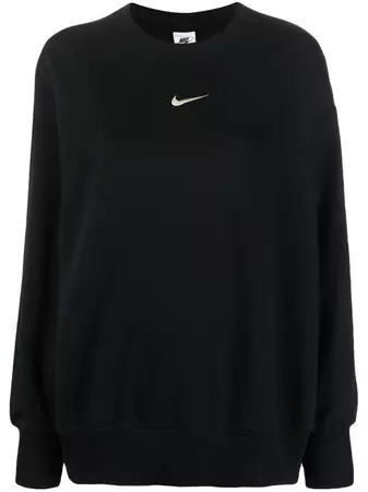 Nike logo-embroidered crew-neck Sweatshirt - Farfetch