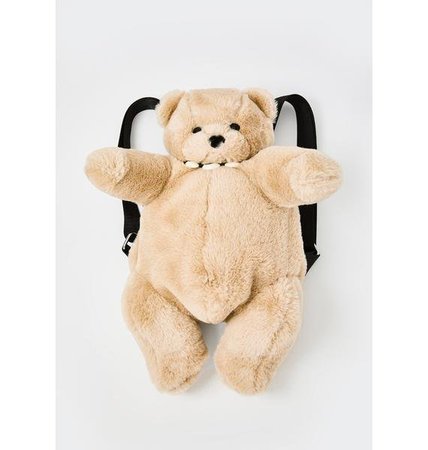 Delia's Teddy Bear Plush Mini Backpack - Brown | Dolls Kill